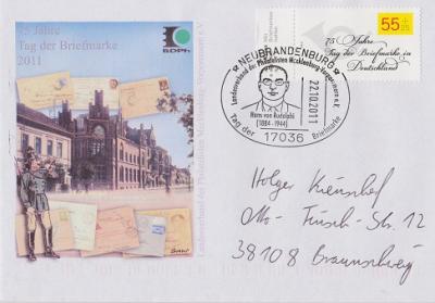 Sonderumschlag mit Sonderstempel